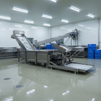 Хорошая цена SUS304 Автоматический подъемный ковш для переработки морепродуктов Стабильный автоматический подъемный ковш для морепродуктов Автоматический подъемный бункер Zolim онлайн