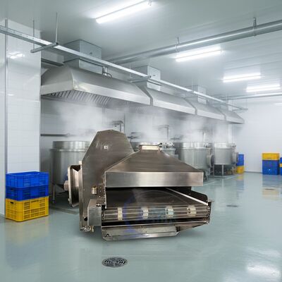 Хорошая цена CE Бланширующая машина для переработки морепродуктов Прочное оборудование для приготовления пищи Автоматический туннель для приготовления рыбы онлайн