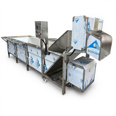 Хорошая цена Автоматическая оттаивающая машина Zolim Industrial для замороженных морепродуктов и рыбы 4300x1500x1200мм 700-1500 кг онлайн