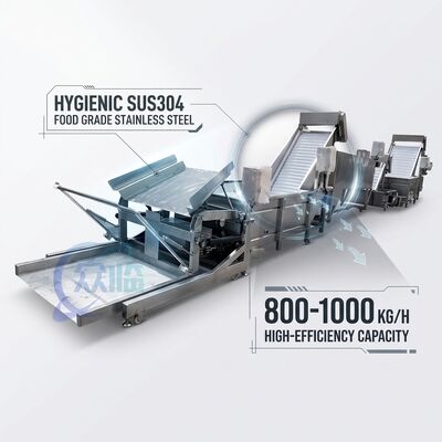 Хорошая цена Smart Shrimp Processing Equipment SUS316 2000-2500KG 2.2KW 50Hz For Seafood Factory онлайн