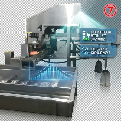 Хорошая цена 380V Powered Shrimp Head Body Separator Anti Corrosive SUS316 1000-1500KG 9.0KW 440V онлайн