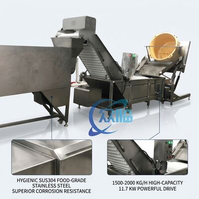 Хорошая цена Large Scale Shrimp Deheading Machine SUS304 500-800KG 2.2KW 380V For Catering Factory онлайн