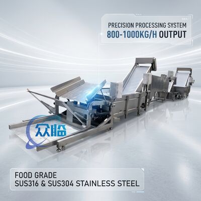 Хорошая цена Continuous Duty Seafood Processing Plant Equipment Food Grade SUS304 2500-3000KG 0.8KW 60Hz онлайн